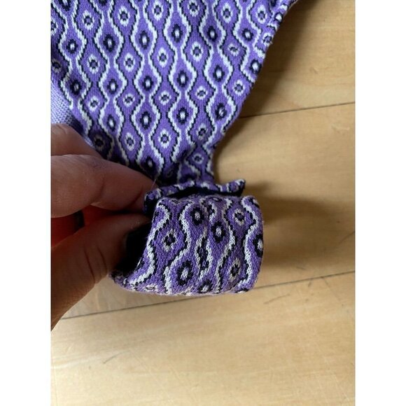 Zara BNWOT womens collared purple bodysuit sz small backless - Picture 4 of 8